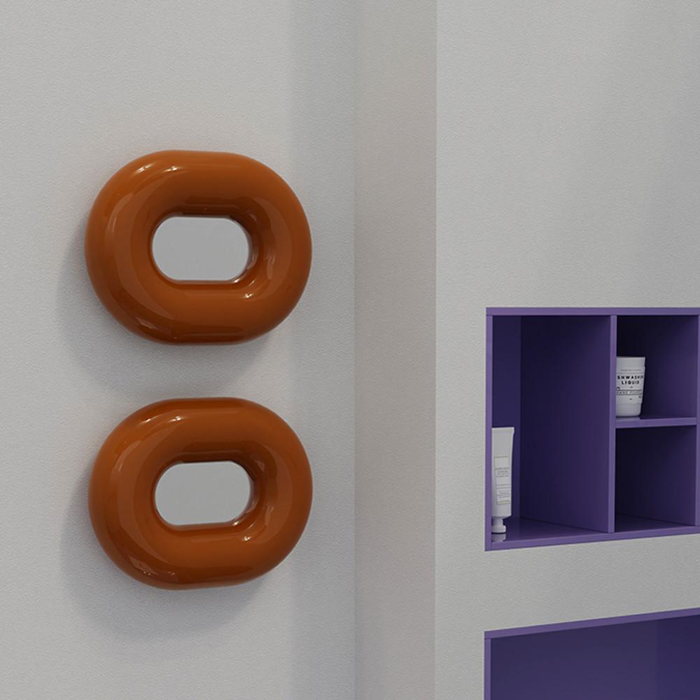 도넛 캔디 타원형 욕실 거실 벽걸이 인테리어 거울