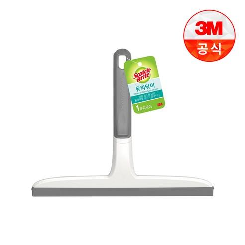스카치브라이트 스퀴즈 유리닦이 물기제거 윈도우 브러쉬, 혼합색상, 1개 - 청소솔/스틱 | 쿠팡