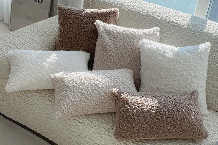 부클레 쿠션커버 (3colors, 2sizes)