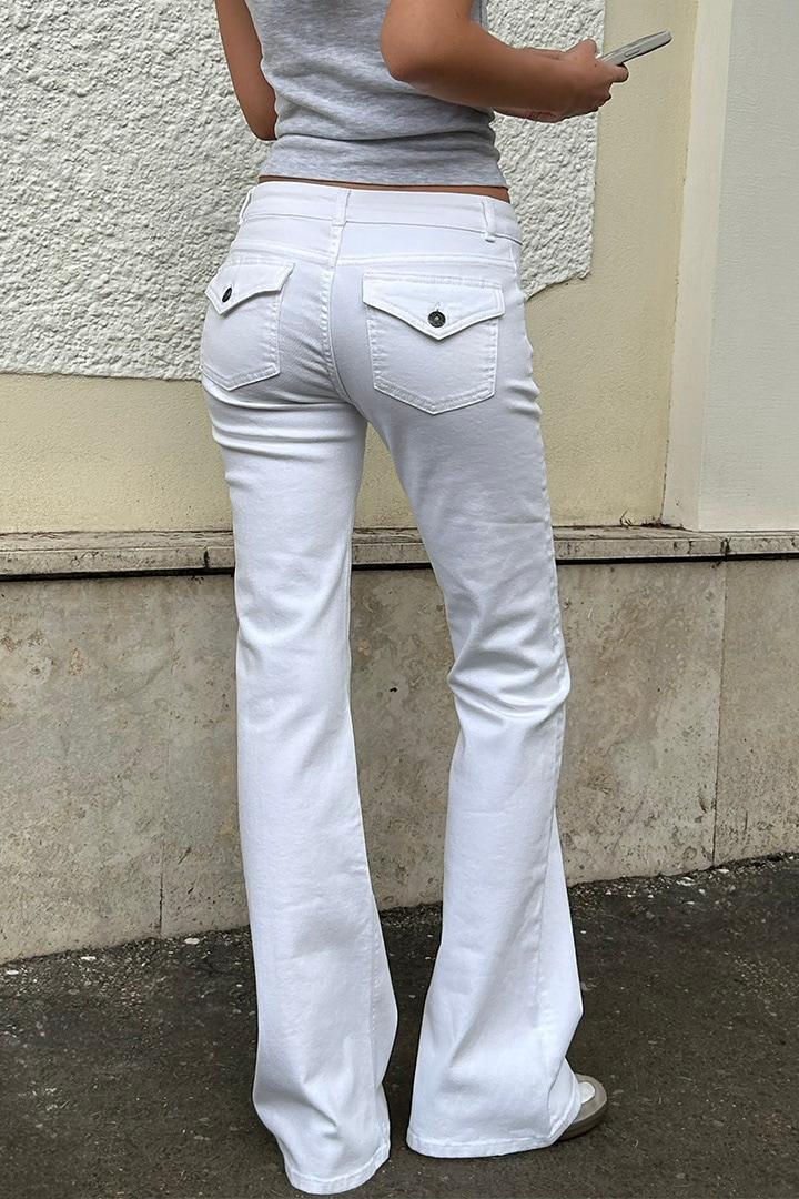 Jeans flare low waist