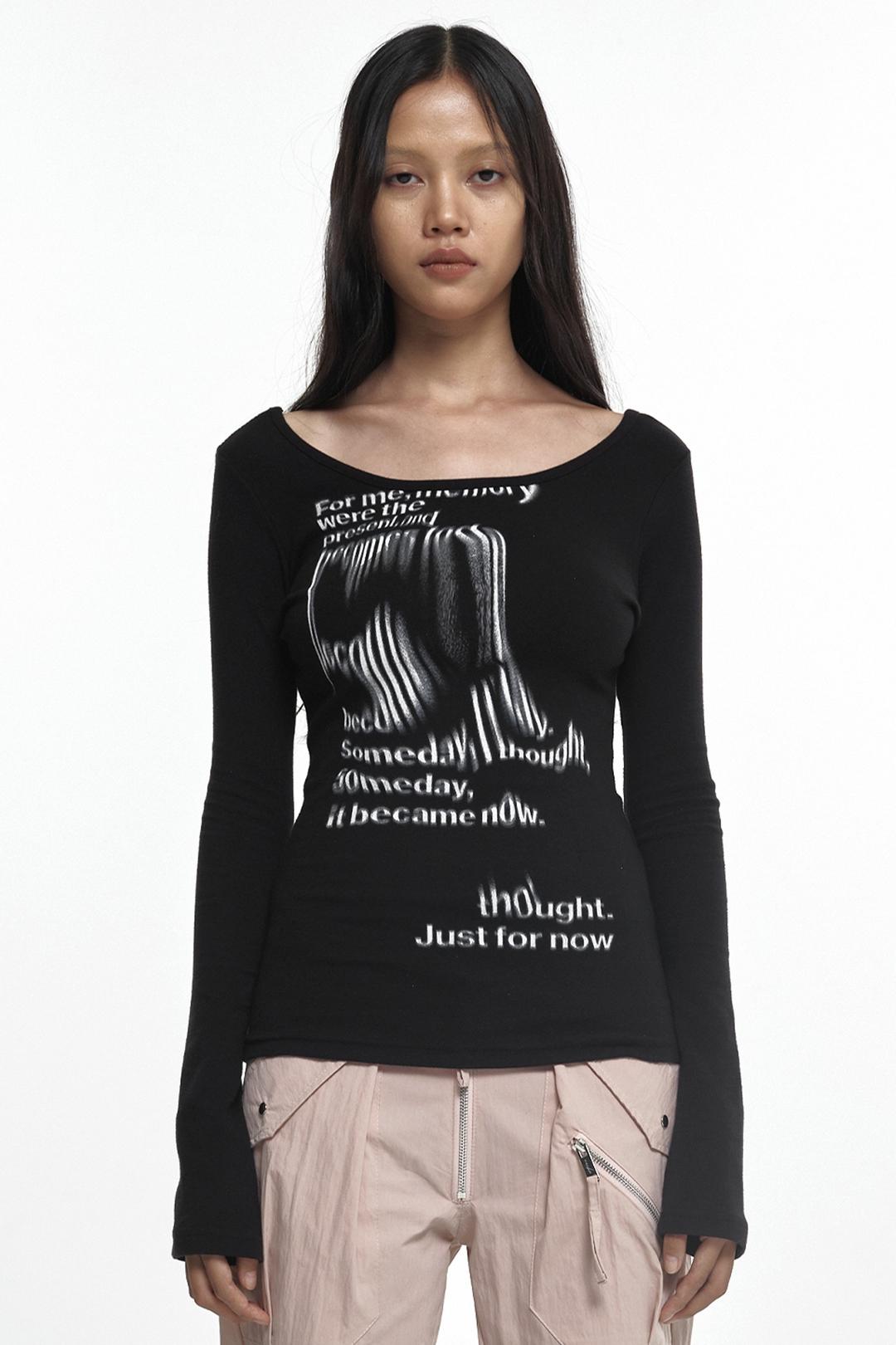 FLOW SLIM FIT LONG SLEEVE BLACK
