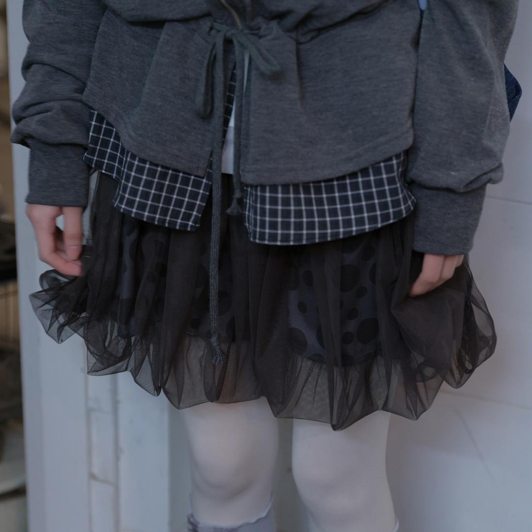 틸데서울 코코 이중 쉬폰 스커트 2color