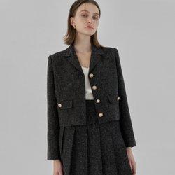 로지 셋업 트위드 크롭 자켓(JK-2809)
