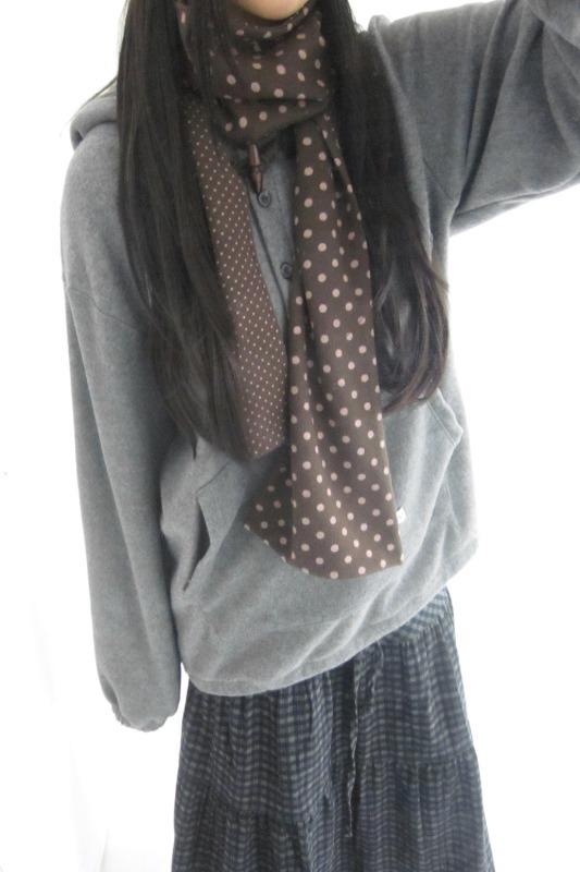 히피디피 양면* dot muffler (3color)