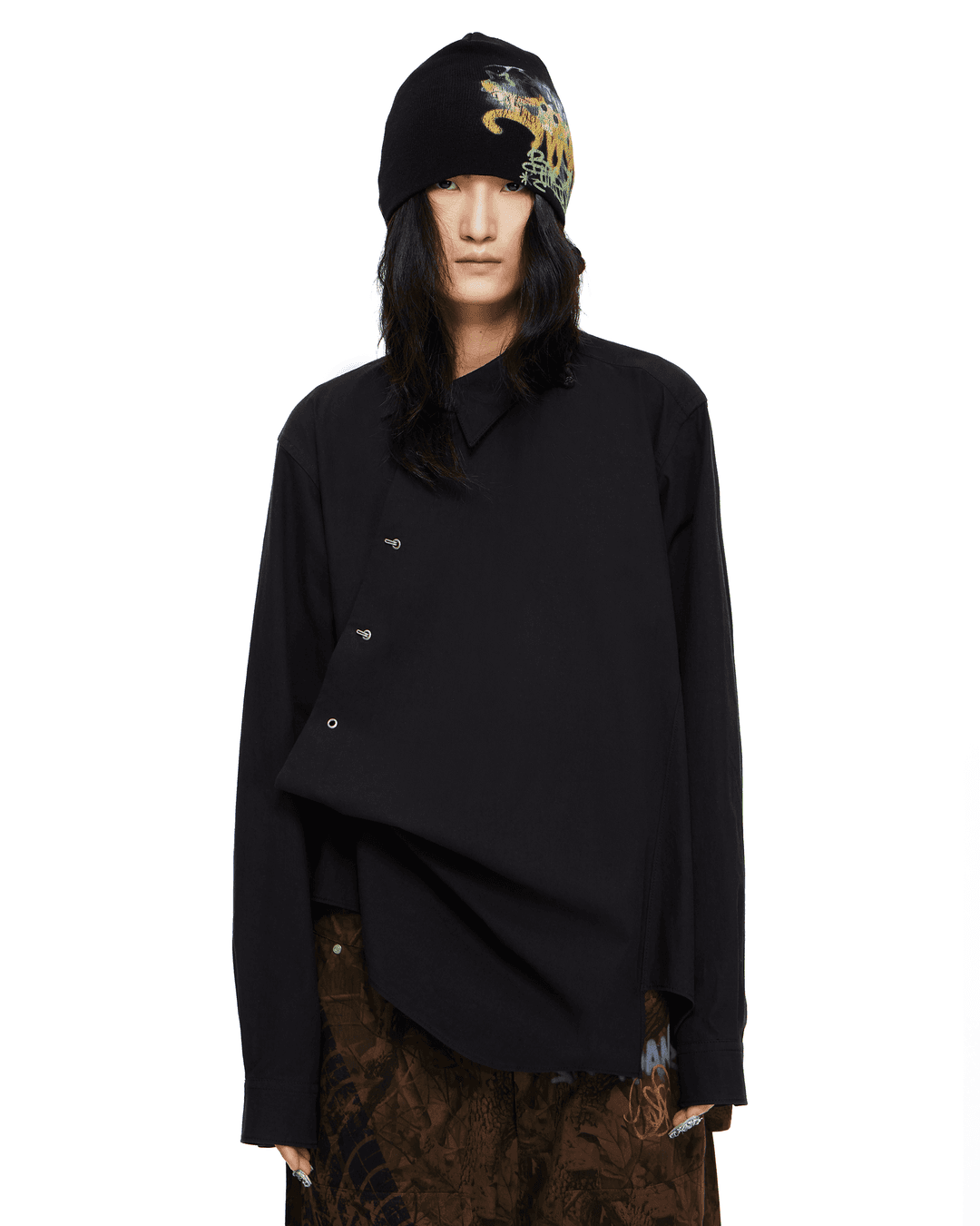 CROSSOVER BUTTON SHIRT