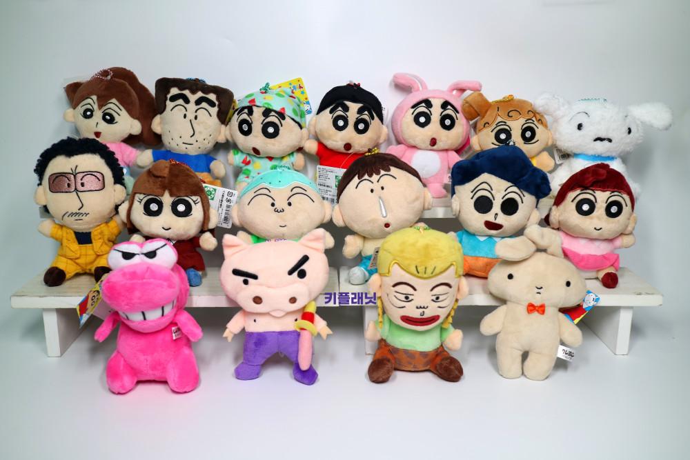 떡잎마을방범대 짱구 프렌즈 마스코트 인형 가방고리 볼체인 티즈팩토리