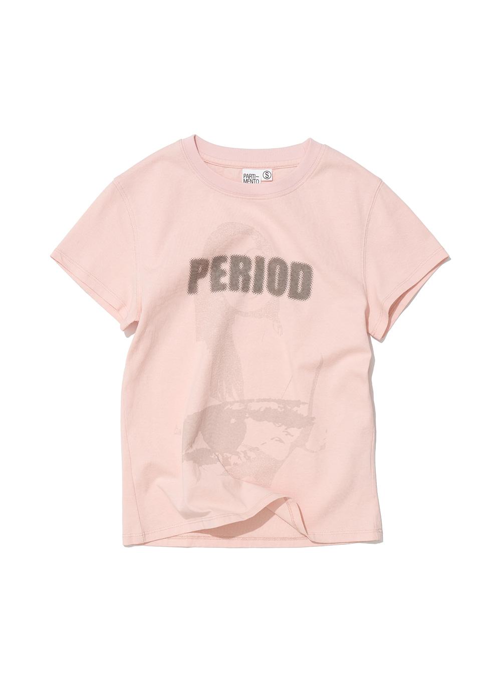 [WOMEN] PERIOD PRINTED TEE_LIGHT PINK
