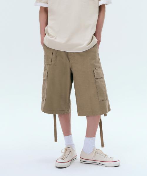 브리티쉬 아미 카고 버뮤다 팬츠 [샌드 베이지]