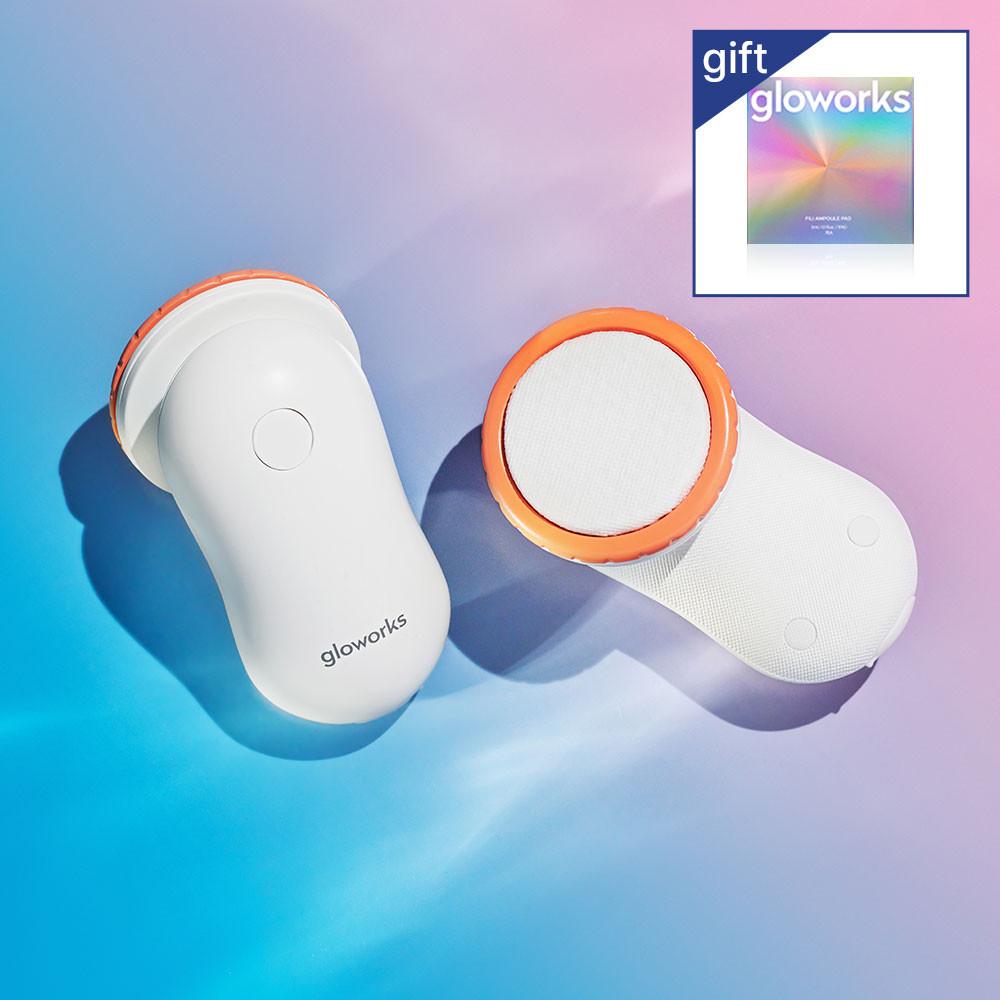 글로웍스 4D 모션 글로우 스킨 부스터 피부관리기 홈 케어 미용 기기 뷰티 디바이스 각질 피지 제거