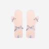 Bloomingtale Fluffy Ribbon Mitten Pink