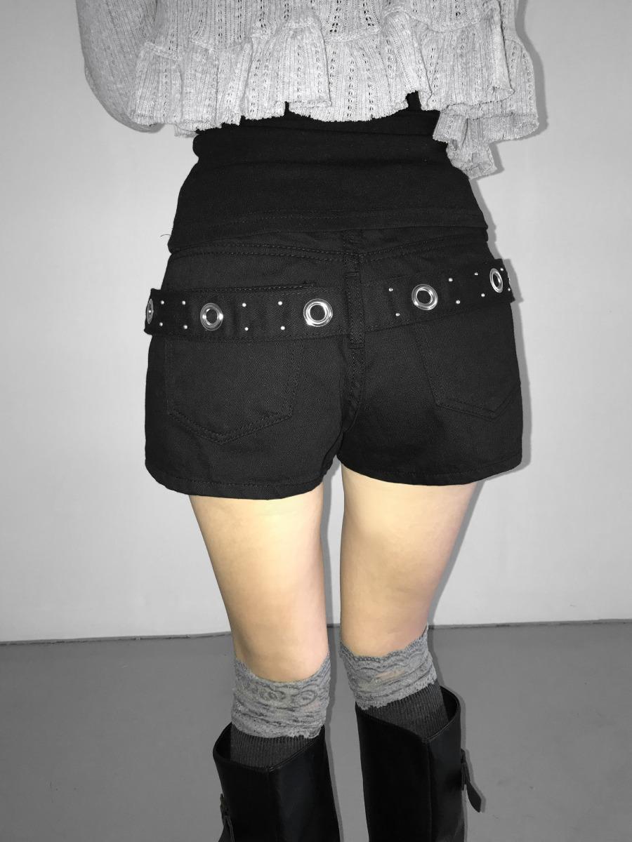 1733 back slop shorts(2 color)