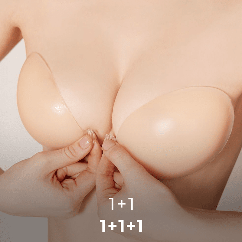 착-붙 제로슬립 누드브라