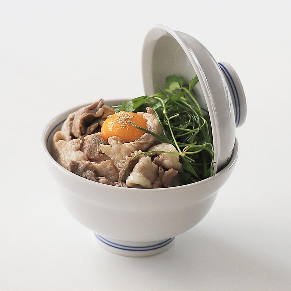 미하루 뚜껑 돈부리 볼 세트