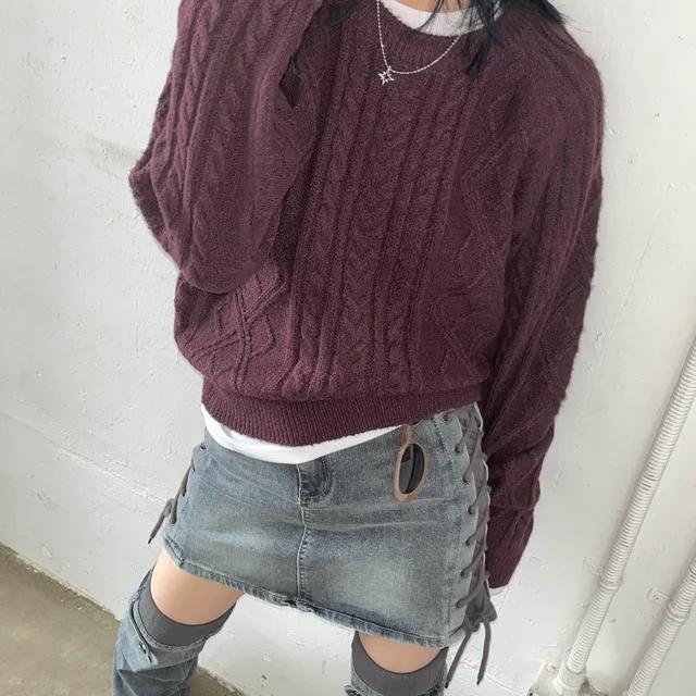 paris cable knit