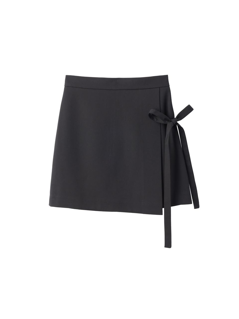 리본이 랩 스커트