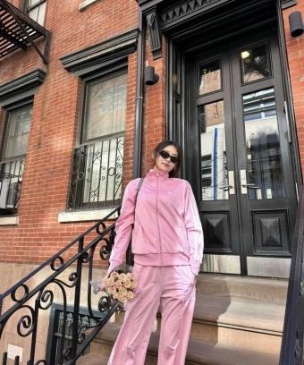 아디다스 파이어버드 져지 핑크 세트 셋업 트랙팬츠 트레이닝