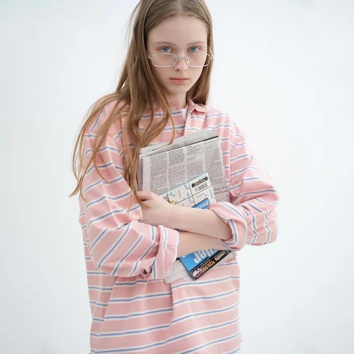 [10th] Kiki rugby t-shirt_pink