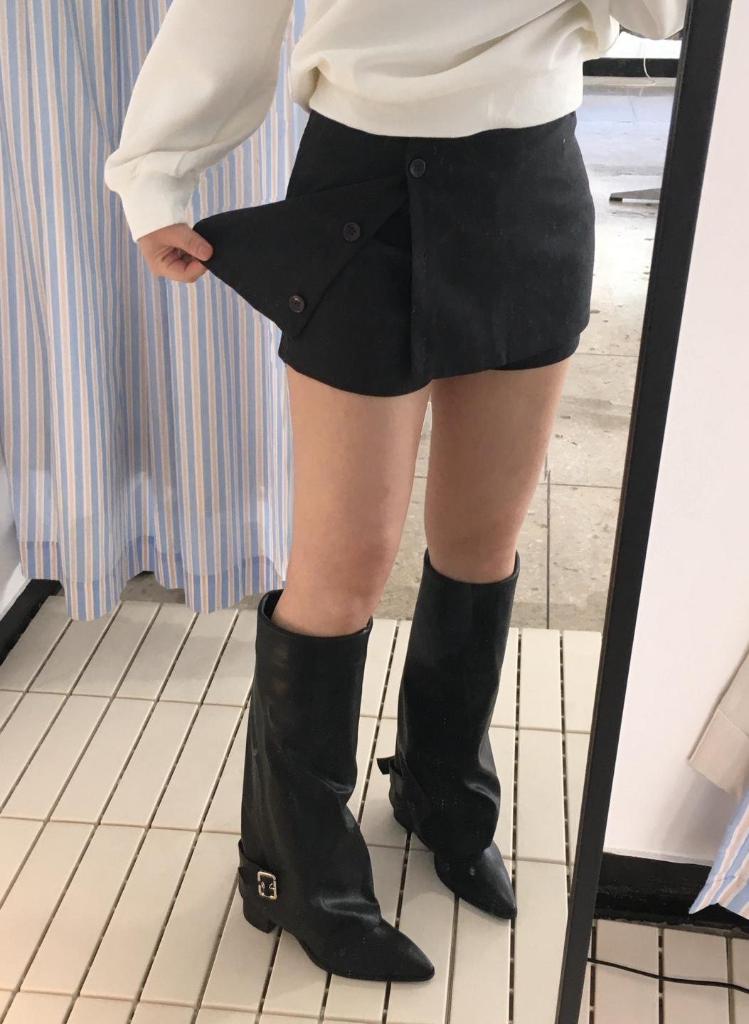 [릴스추천] 하비 커버 단추 치마바지