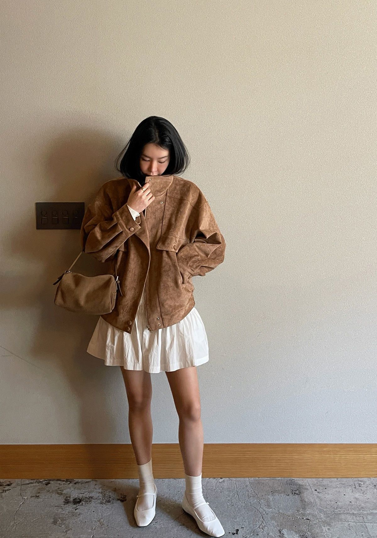 [프리미엄 라인] 로랑 스웨이드 자켓(2col)