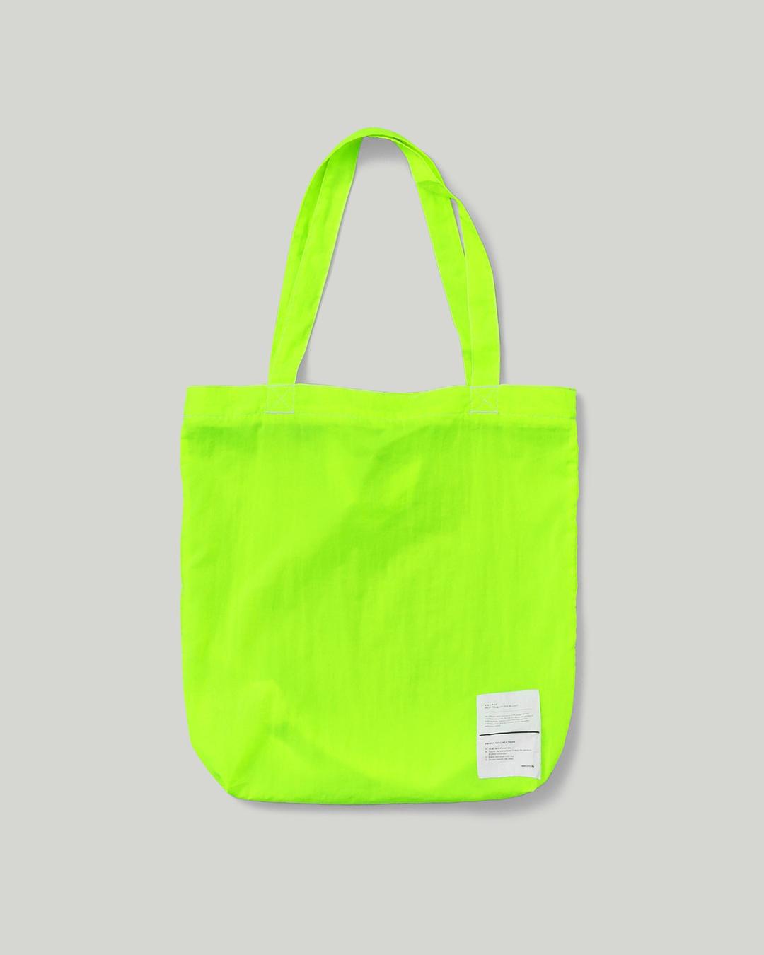 Packable Tote Neon Green - One Size