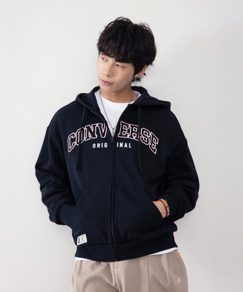 레트로 풀-집 플리스 블랙 UCJ085-023