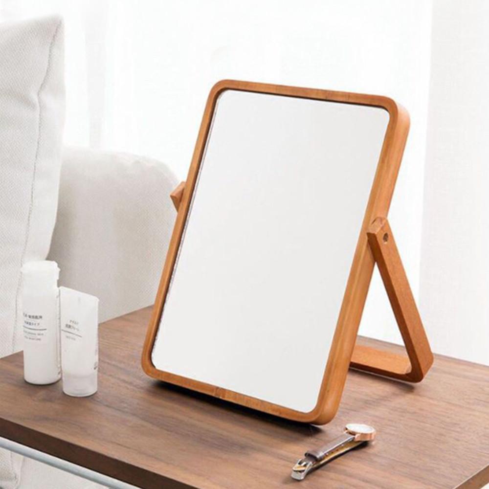 원목 우드 탁상거울 인테리어 벽걸이 화장대 거울