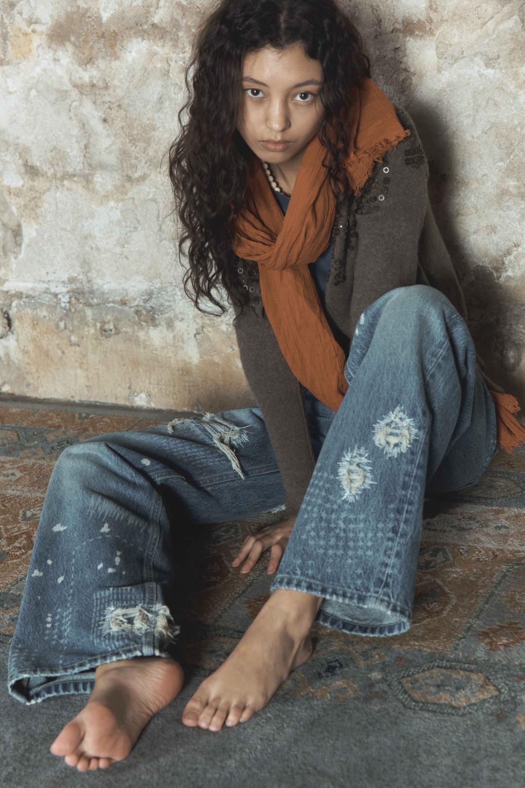 F 029 FAKE LASER BORO DENIM