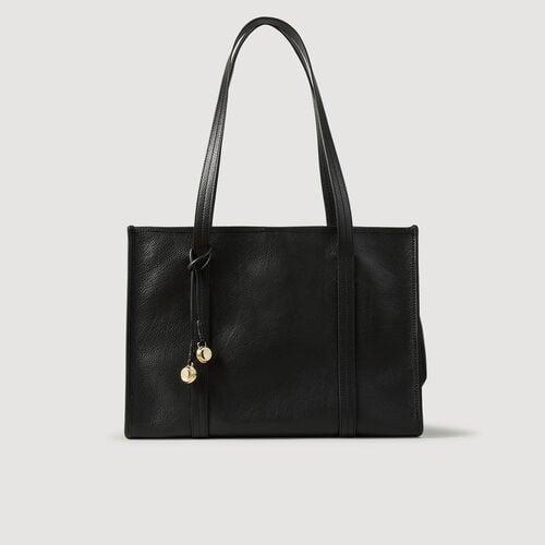 Sac cabas souple en cuir | Sandro FR