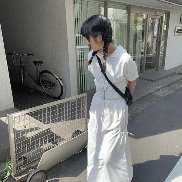 [🐈‍⬛ Only 3days 할인 🐈‍⬛] 카바 스트링 카고 롱 스커트 (2color)