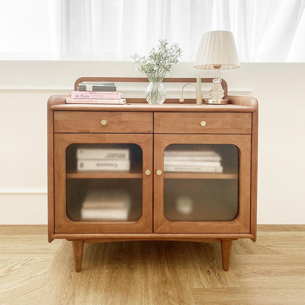 바누스 원목 장식장 수납장 그릇장 원목수납장