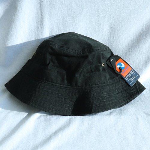 워싱 버킷햇 (black)