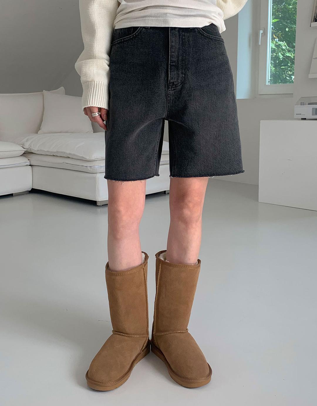 [2천장판매] [MADE] 리카드 버뮤다 데님팬츠