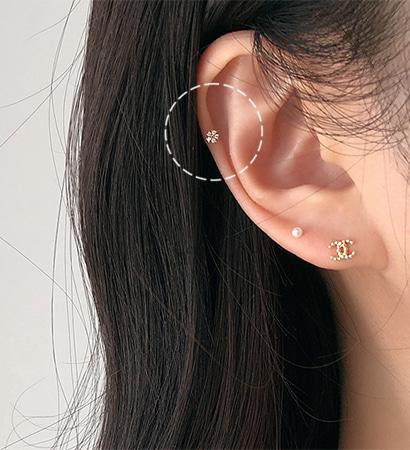 14Kgold / 별빛 귀걸이