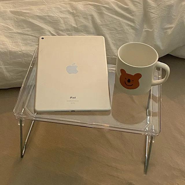 ✨주문폭주/1+1✨ 투명 미니 테이블 선반 다용도 인테리어 소품 aa-1 클리