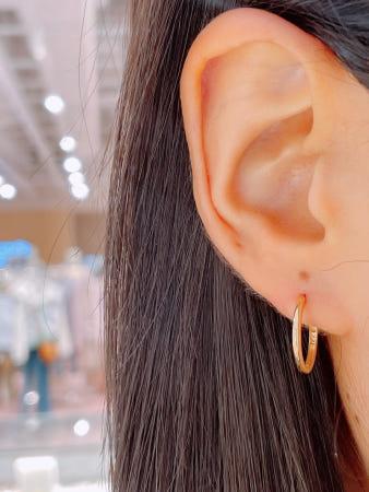 이런 상품 어때요? 미니골드 14k 베이직링귀걸이(16mm) ECPM4021
