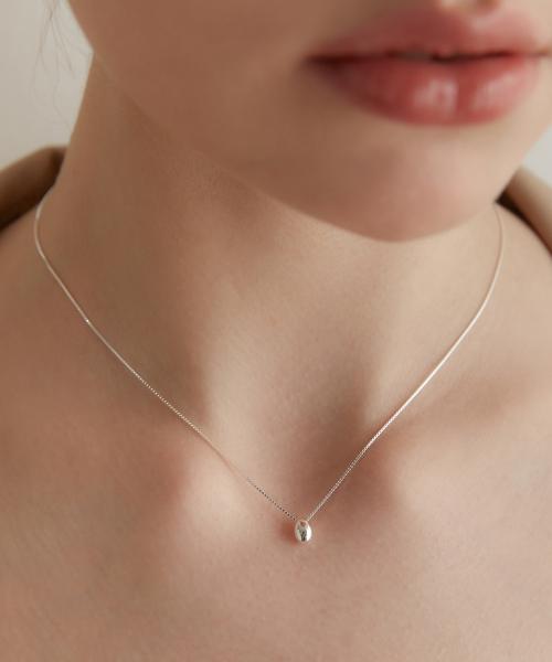 (실버925) 에그 오너먼트 목걸이 NZ2130