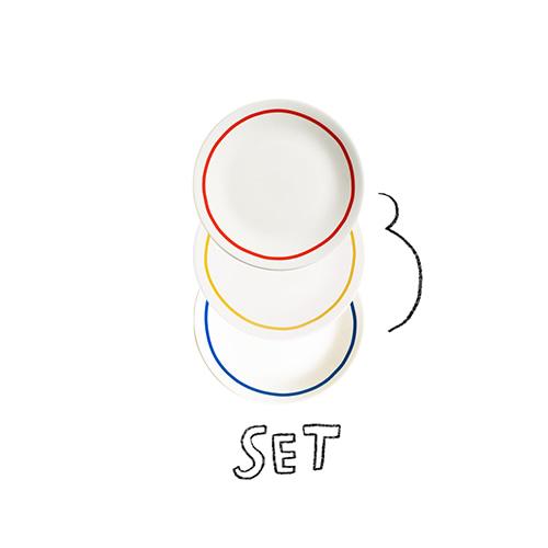 [Set] line plate S (3color) - ONMARS