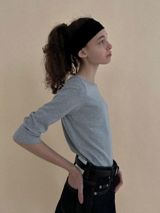 [SALT Label] BRONN SLIM T-SHIRT_GRAY