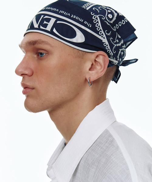 CENTAUR ARCHIVE SMALL BANDANA_NAVY