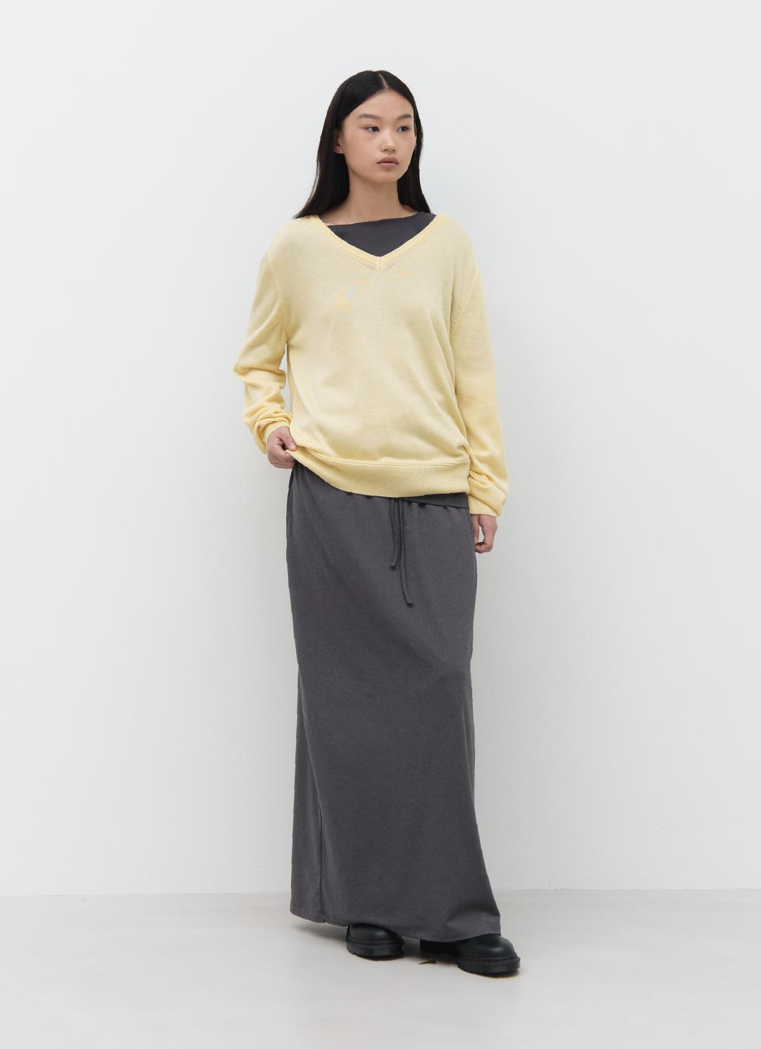 [3/19 예약배송] 26SS LOOSE V-NECK KNIT / BUTTER