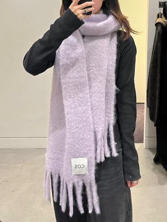이런 상품 어때요? 코스 오버사이즈 모헤어 블랜드 머플러 리라스