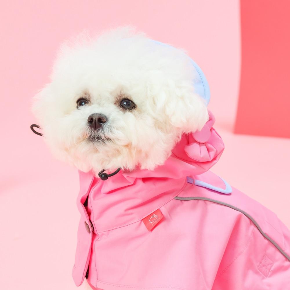 [헬로키티 핀배지 증정] 헬로키티 이지웨어 레인코트 - 핑크