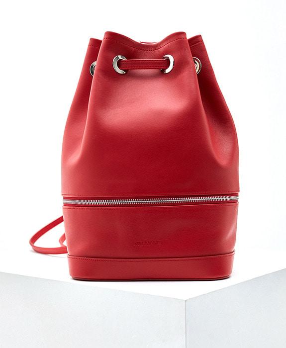 [무아애] one shoulder HOBO bag _ red