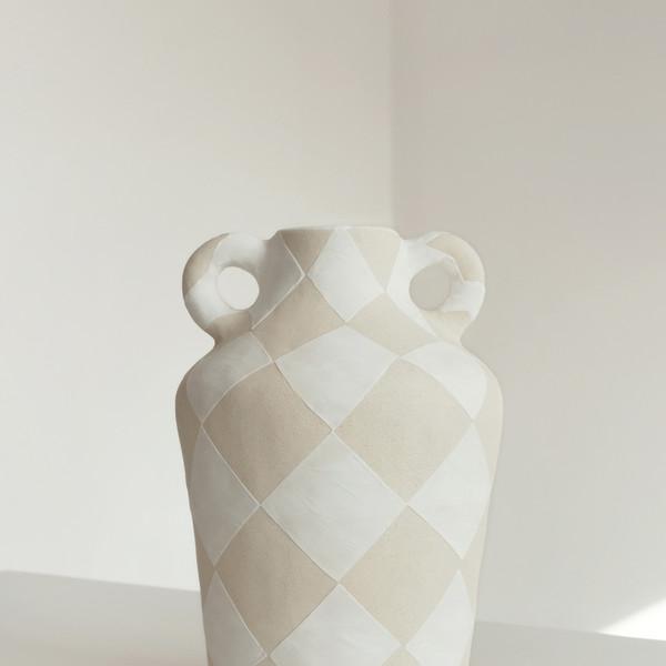 Checkered Vase