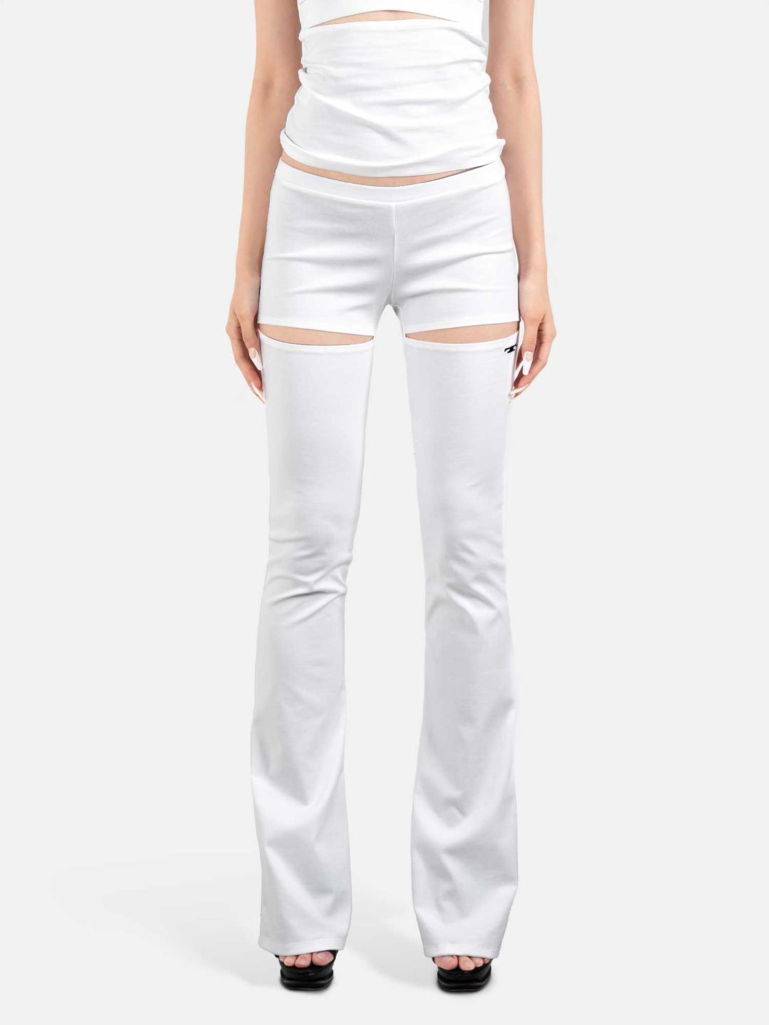 앞트임 부츠컷 바지 (화이트)