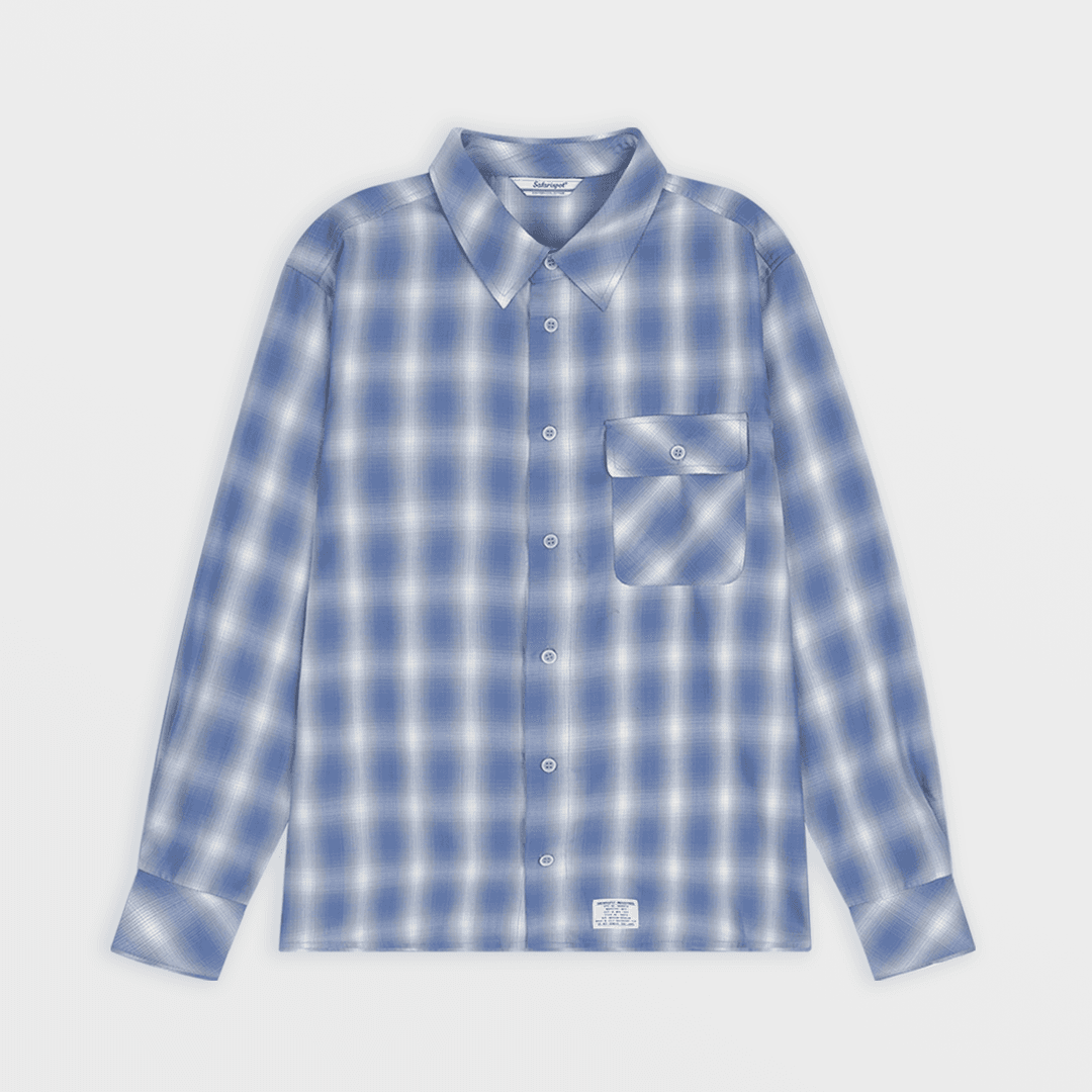 Country Peace Tartan Shirts (Sky)