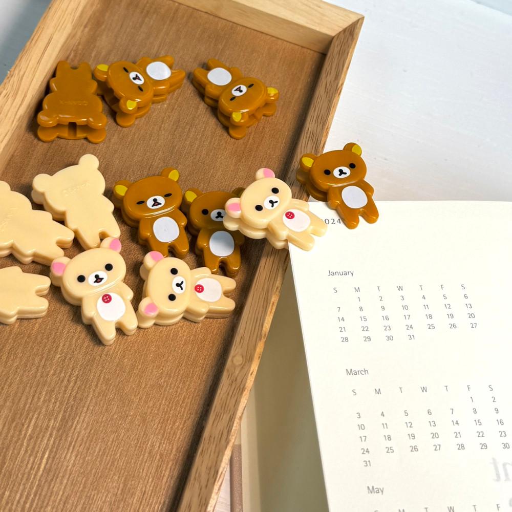 [Rilakkuma] 리락쿠마 코리락쿠마 집게형 미니클립 1pcs 고전문구