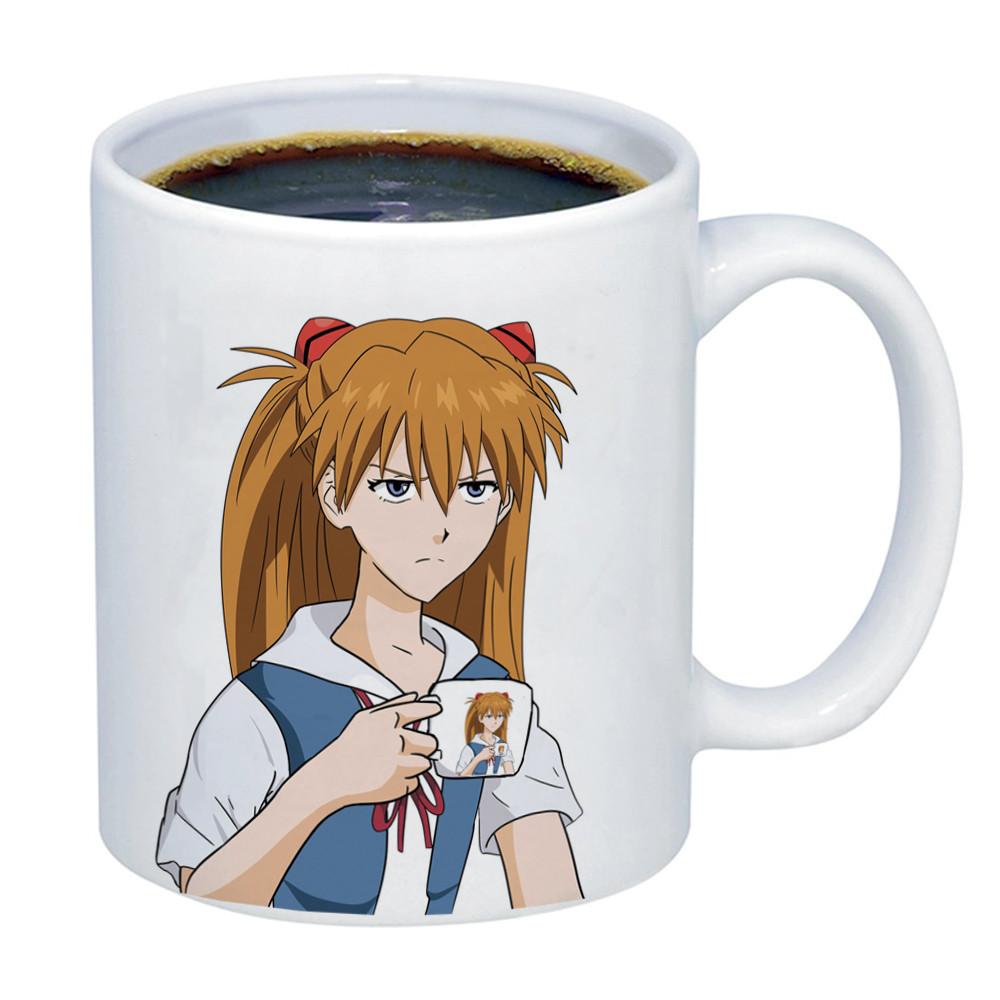 신세기 에반게리온 이카리신지  아스카 컵 머그