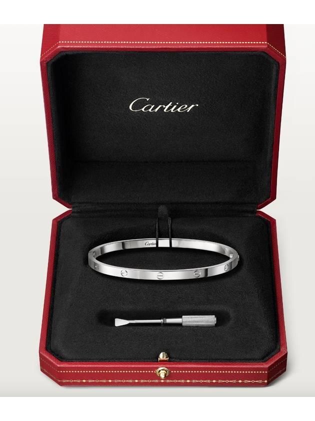 Cartier 까르띠에 러브링 브레이슬릿 스몰 화이트골드 컬러 B6047417   |   발란코드 [51167787]