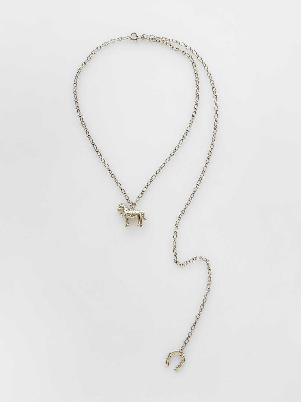 My Horse Twoway Necklace / Silver